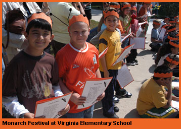 Monarch festival at Virginia school